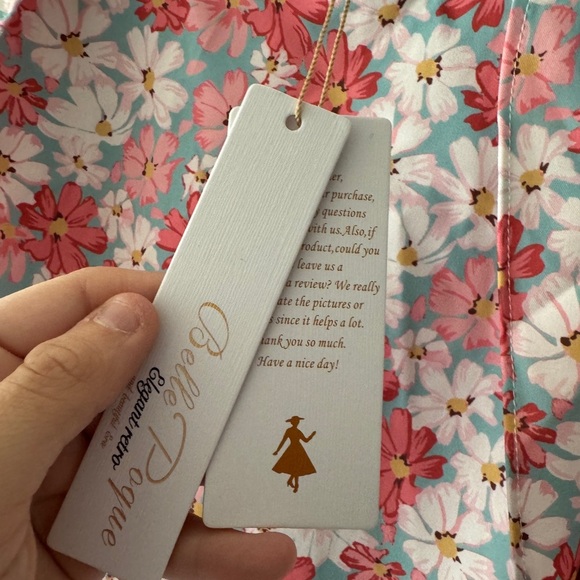 NEW! Belle Poque High Low A Line Skirts Vintage High Waisted Midi Flowy Skirt - Picture 8 of 8